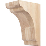Hardware Resources COR33-3ALD 5" W x 9" D x 12" H Alder Minimalist Corbel