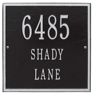 Whitehall 2112BS - Personalized Square Plaque - Standard - Wall - 3 line