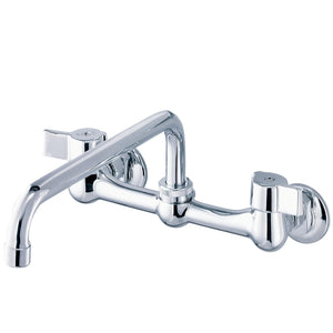 Gerber G0042690 Chrome Classics Two Handle Wall Mount Kitchen Faucet W/ 8