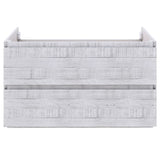 Fresca FCB3136RWH Fresca Formosa 35" Wall Hung Modern Bathroom Cabinet in Rustic White