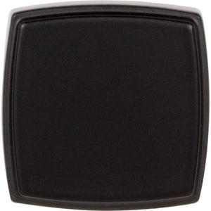 Jeffrey Alexander 141MB 1-1/4" Overall Length Matte Black Square Renzo Cabinet Knob
