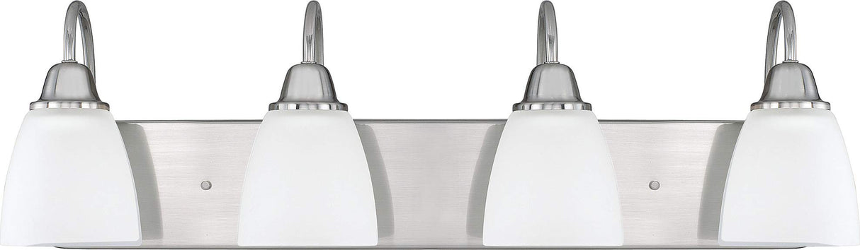 Capital Lighting 115141BN-337 Trenton 4 Light Vanity Brushed Nickel