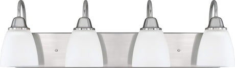 Capital Lighting 115141BN-337 Trenton 4 Light Vanity Brushed Nickel