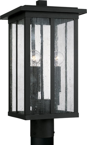 Capital Lighting 943835BK Barrett 3 Light Outdoor Post Lantern Black
