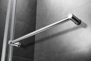 Elegant 48'' * 76'' Frameless Shower Door with Finish in Gold