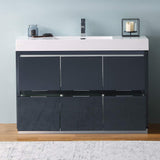 Fresca FCB8448GO-I Fresca Valencia 48" Gray Oak Free Standing Modern Bathroom Vanity