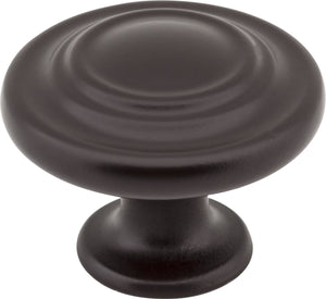 Elements 107ASM 1-5/16" Diameter Distressed Antique Silver Round Arcadia Cabinet Knob