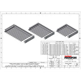Hardware Resources PPR-3014-SN Satin Nickel 30" Wide Pant Rack