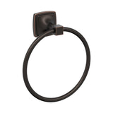 Amerock BH36092ORB Oil Rubbed Bronze Towel Ring 7-9/16 in (192 mm) Length Towel Holder Stature Hand Towel Holder for Bathroom Wall Small Kitchen Towel Holder Bath Accessories