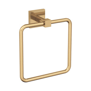 Amerock BH36072CZ Champagne Bronze Towel Ring 7-1/16 in (179 mm) Length Towel Holder Appoint Hand Towel Holder for Bathroom Wall Small Kitchen Towel Holder Bath Accessories