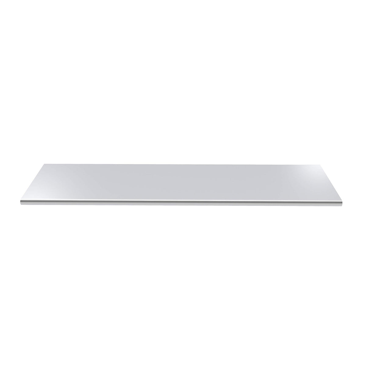 Amerock Cabinet Pull Polished Chrome 5-1/16 inch (128 mm) Center to Center Edge Pull 1 Pack Drawer Pull Drawer Handle Cabinet Hardware