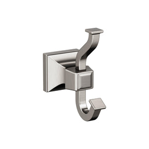 Amerock BH36020G10 Brushed Nickel Single Robe Hook 4-1/4 in. (108 mm) Length Towel Holder Mulholland Towel Hook for Bathroom Bathroom Hardware Bath Accessories