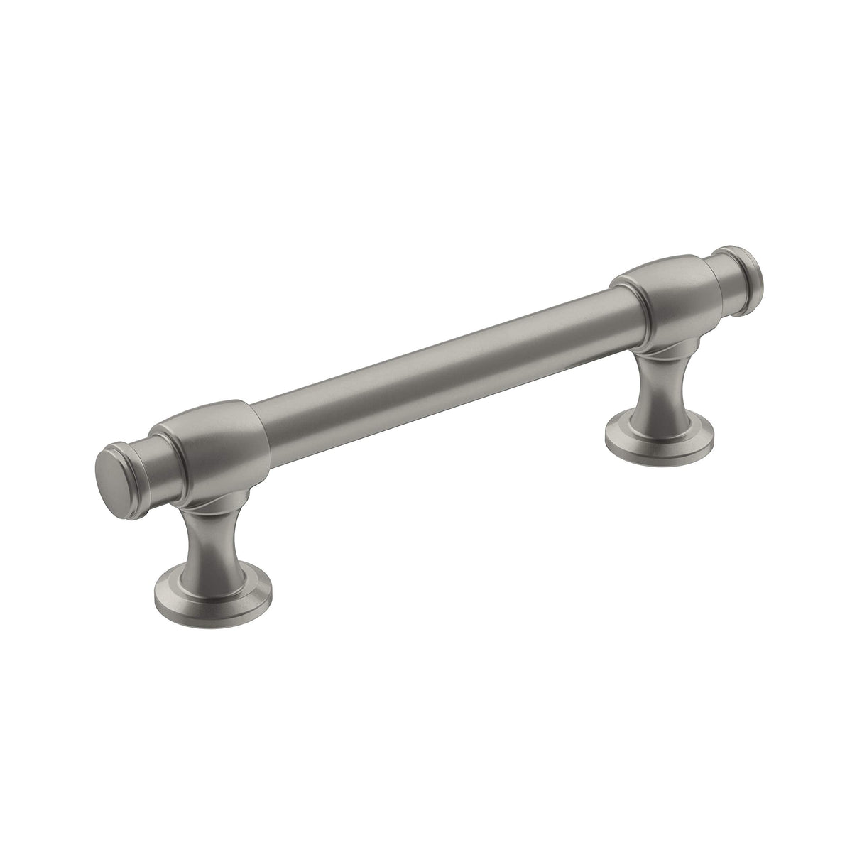 Amerock Cabinet Pull Satin Nickel 3-3/4 inch (96 mm) Center-to-Center Winsome 1 Pack Drawer Pull Cabinet Handle Cabinet Hardware