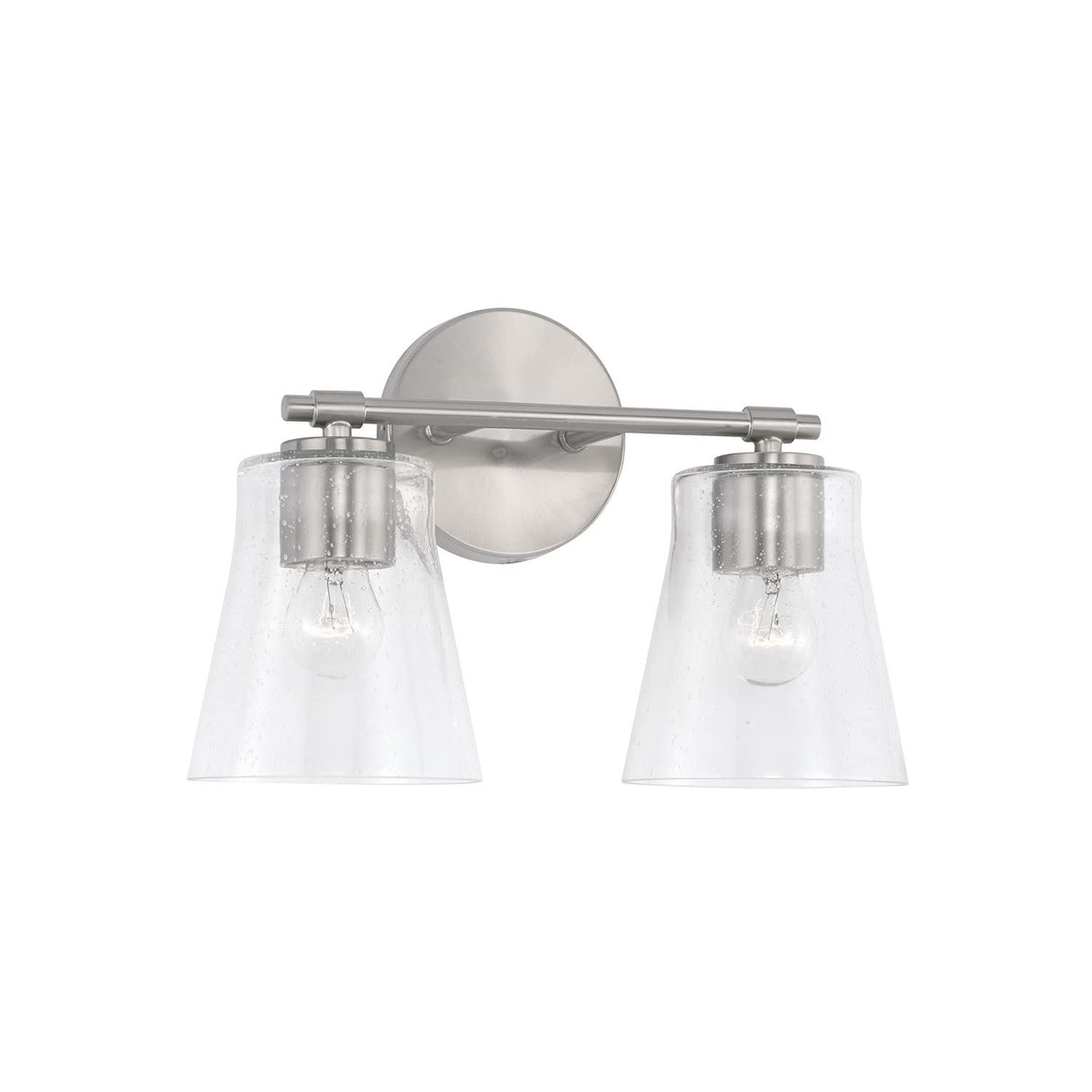 Capital Lighting 146921BN-533 Baker 2 Light Vanity Brushed Nickel