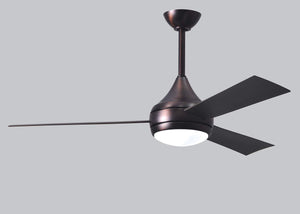 Matthews Fan DA-BS-BS Donaire wet location 3-Blade paddle fan constructed of 316 Marine Grade Stainless Steel