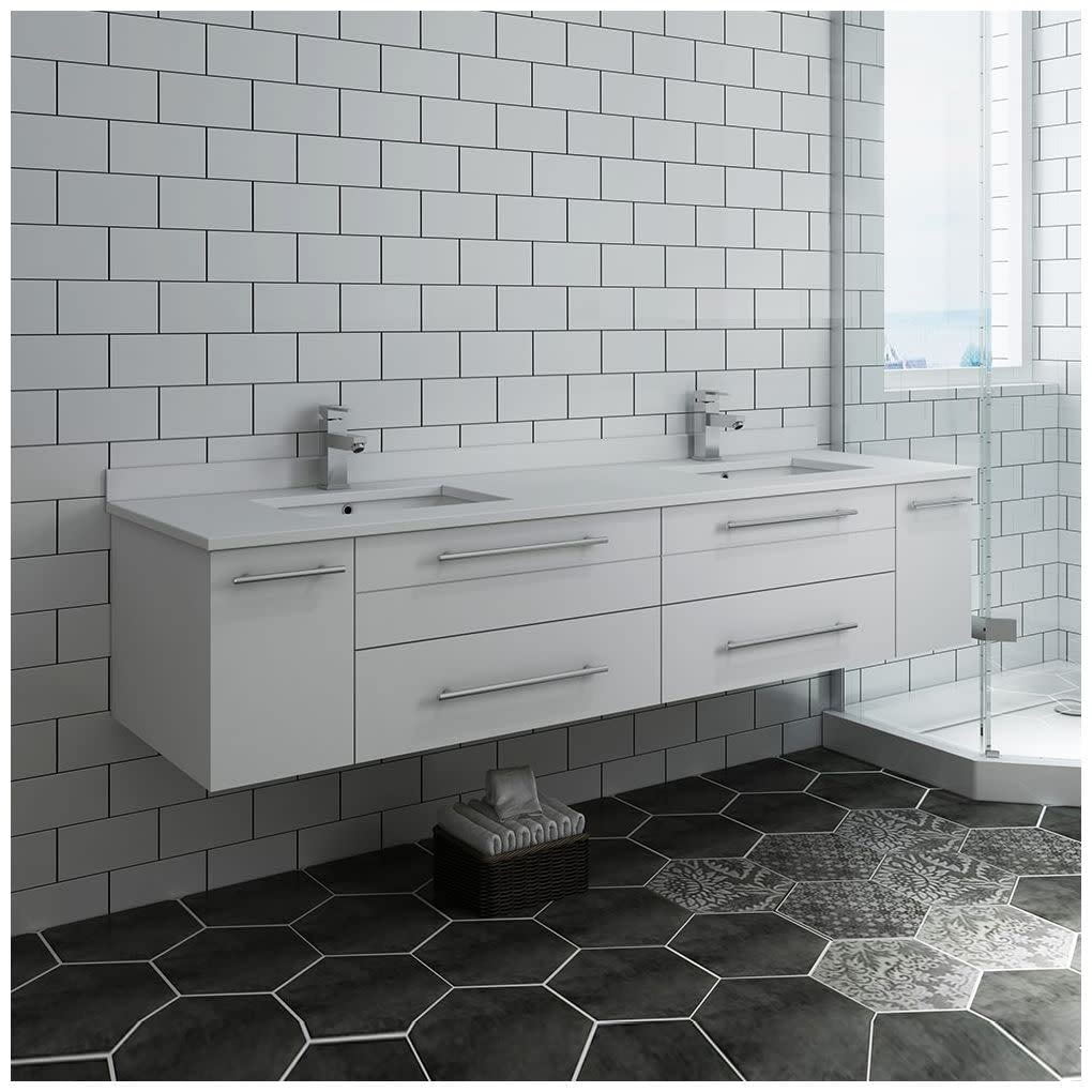 Fresca FCB6172WH-UNS-D-CWH-U