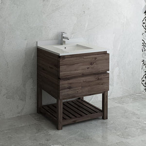 Fresca FCB3130ACA-FS-CWH-U Cabinet with Top and Sink