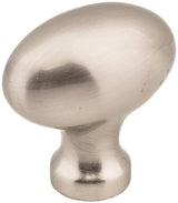 Jeffrey Alexander 3991SN 1-9/16" Overall Length Satin Nickel Football Lyon Cabinet Knob