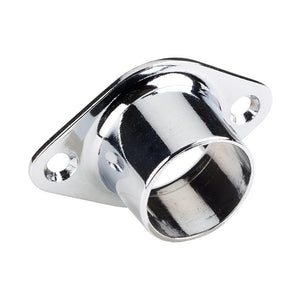 Hardware Resources M7160 Chrome Knock-In Mounting Bracket for Oval Closet Rods