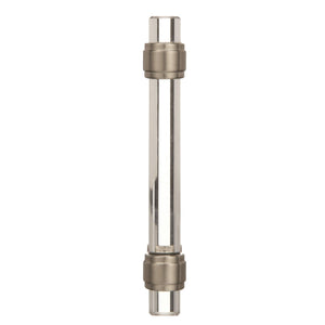 Amerock Cabinet Pull Clear/Satin Nickel 3-3/4 inch (96 mm) Center to Center Glacio 1 Pack Drawer Pull Drawer Handle Cabinet Hardware