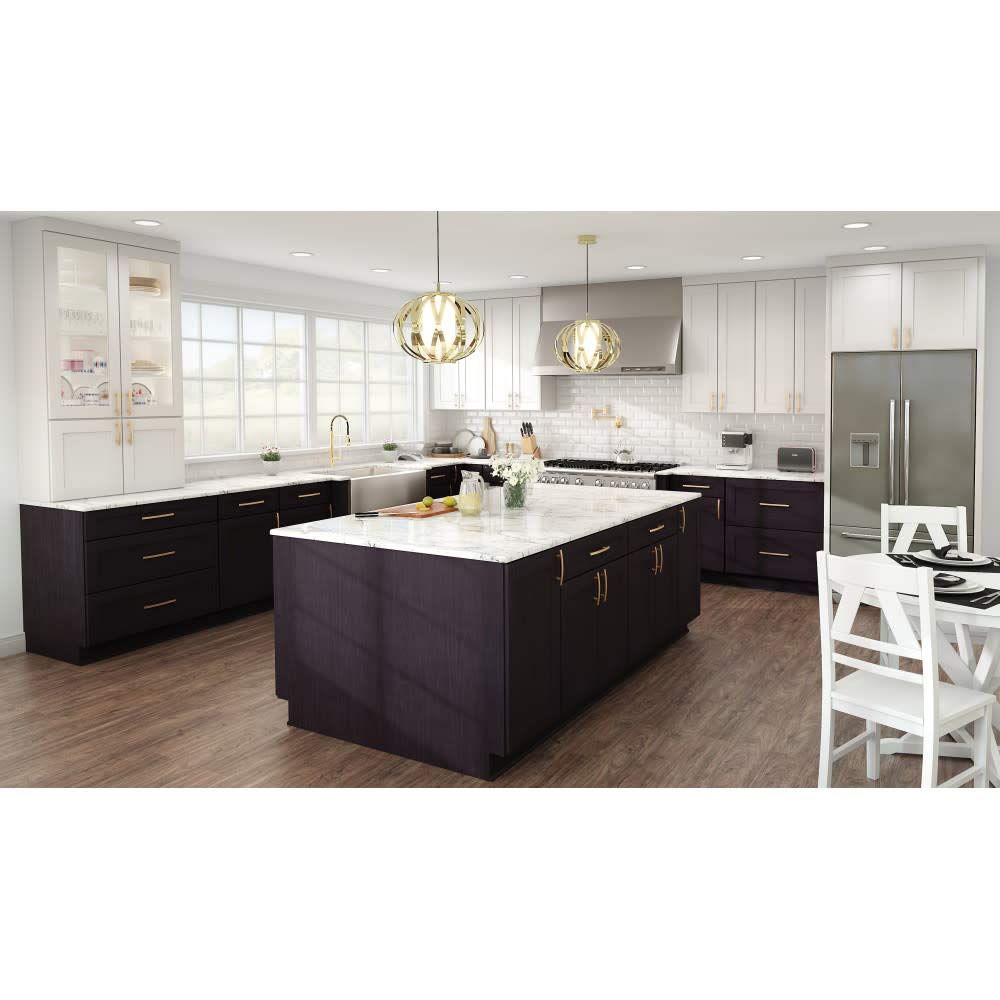Elements 859-128BG 128 mm Center-to-Center Brushed Gold Square Thatcher Cabinet Bar Pull