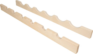 Hardware Resources BR30 30" Maple Bottle Rack