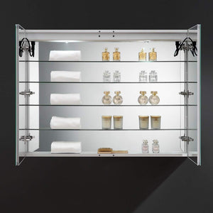 Fresca FMC024836 Fresca Spazio 48" Wide x 36" Tall Bathroom Medicine Cabinet w/ LED Lighting & Defogger