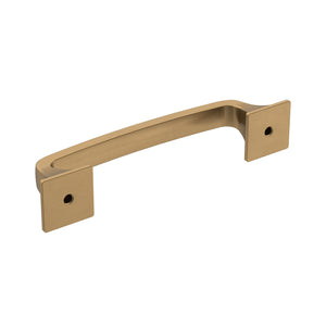 Amerock Cabinet Pull Champagne Bronze 3-3/4 inch (96 mm) Center-to-Center Ville 1 Pack Drawer Pull Cabinet Handle Cabinet Hardware