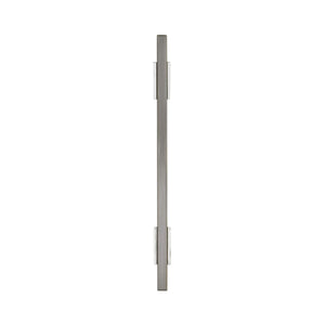 Amerock Cabinet Pull Polished Chrome/Black Chrome 5-1/16 inch (128 mm) Center to Center Urbanite 1 Pack Drawer Pull Drawer Handle Cabinet Hardware