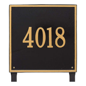 Whitehall 2119BG - Personalized Square Plaque - Estate - Lawn - 1 line