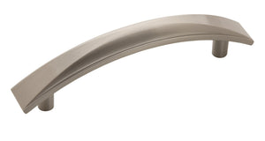Amerock Cabinet Pull Satin Nickel 3-3/4 inch (96 mm) Center to Center Extensity 1 Pack Drawer Pull Drawer Handle Cabinet Hardware