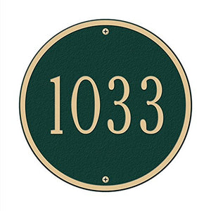 Whitehall 1033GG - Round - 9" Diameter Wall - One Line