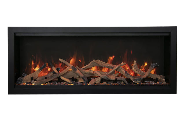 Amantii SYM-74-XT-BESPOKE Symmetry Xtra Tall Bespoke - 74" Indoor / Outdoor Electric Built In featuring, WiFi Compatibilty & Bluetooth Connectivity, MultiFunction Remote, and a Selection of Media Options