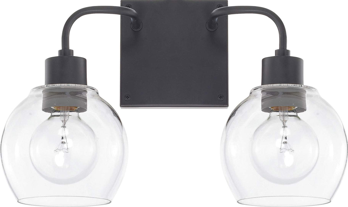 Capital Lighting 120021MB-426 Tanner 2 Light Vanity Matte Black