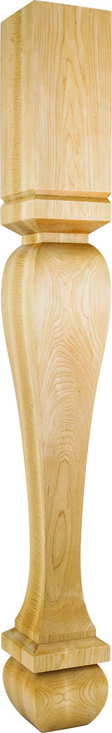 Hardware Resources ONL-10-20-HMP 20" W x 1" D x 4-1/4" H Hard Maple Acanthus Onlay