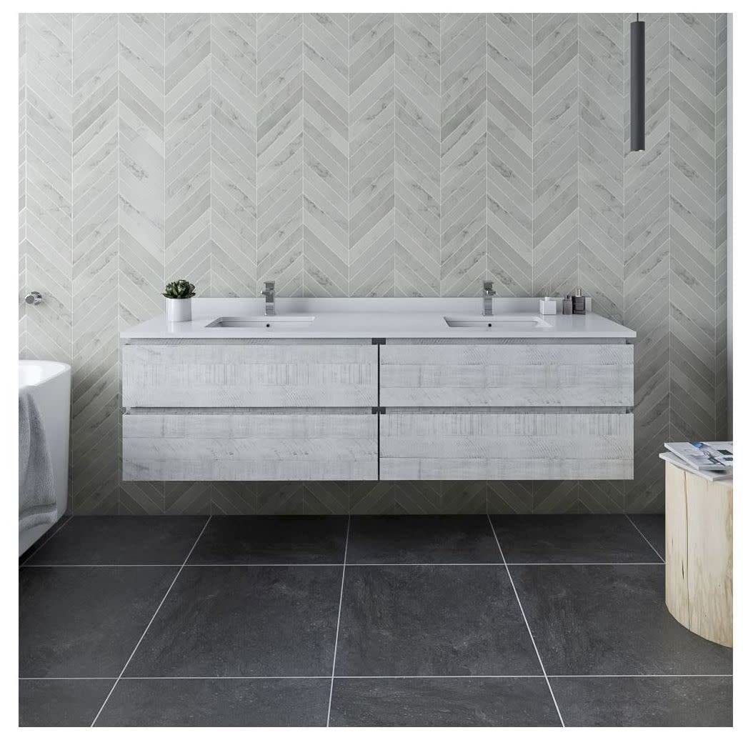Fresca FCB31-3636RWH-CWH-U Modern Bathroom Vanity