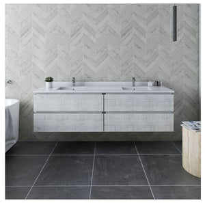 Fresca FCB31-3636RWH-CWH-U Modern Bathroom Vanity