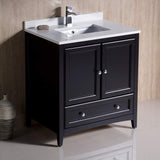 Fresca FCB2030ES-CWH-U Espresso Bathroom Cabinet