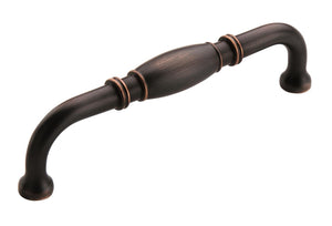 Amerock Cabinet Pull Oil Rubbed Bronze 5-1/16 inch (128 mm) Center to Center Granby 1 Pack Drawer Pull Drawer Handle Cabinet Hardware
