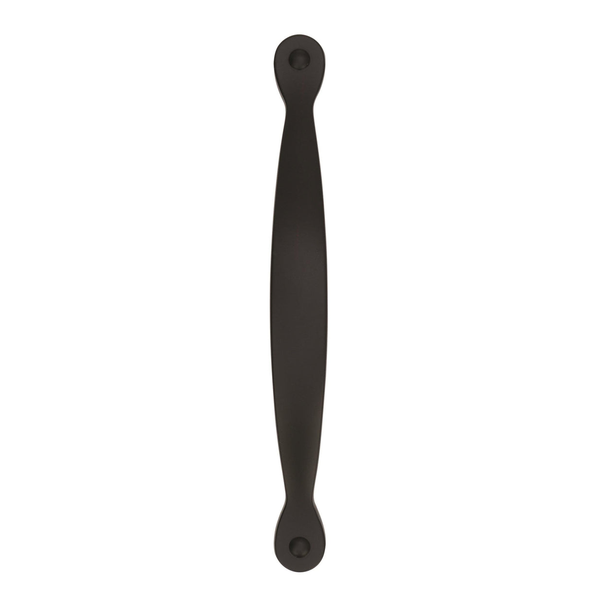 Amerock Cabinet Pull Matte Black 3-3/4 inch (96 mm) Center to Center Inspirations 1 Pack Drawer Pull Drawer Handle Cabinet Hardware