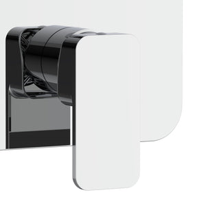 PULSE ShowerSpas 3007-RIVD-ORB Two Way Tru-Temp Pressure Balance 1/2" Rough-In Valve with Square Matte Black Trim Kit