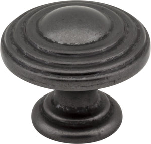 Jeffrey Alexander 137NI 1-1/4" Diameter Polished Nickel Stacked Bremen 2 Cabinet Knob