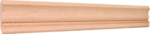 Hardware Resources SC19OK 7/8" D x 4-1/8" H Oak Standard Crown Moulding