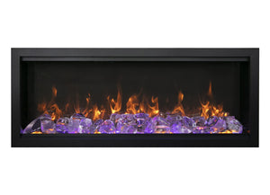 Amantii SYM-50-XT-BESPOKE Symmetry Xtra Tall Bespoke - 50" Indoor / Outdoor Electric Built In featuring, WiFi Compatibilty & Bluetooth Connectivity, MultiFunction Remote, and a Selection of Media Options