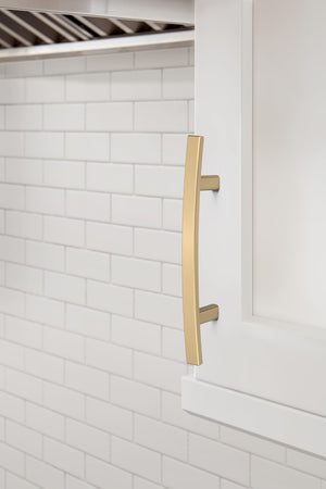 Amerock BP26203CZ Champagne Bronze Cabinet Pull 3-3/4 inch (96mm) Center-to-Center Cabinet Hardware Cyprus Furniture Hardware Drawer Pull