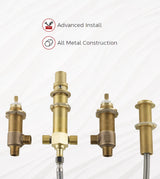 Pfister 4-Hole Fixed Roman Tub Rough-In Valve