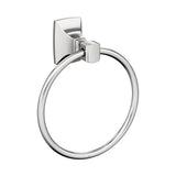 Amerock BH3601226 Chrome Towel Ring 7-7/16 in (189 mm) Length Towel Holder Highland Ridge Hand Towel Holder for Bathroom Wall Small Kitchen Towel Holder Bath Accessories