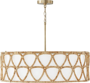 Capital Lighting 347242MA Tulum 4 Light Pendant Matte Brass