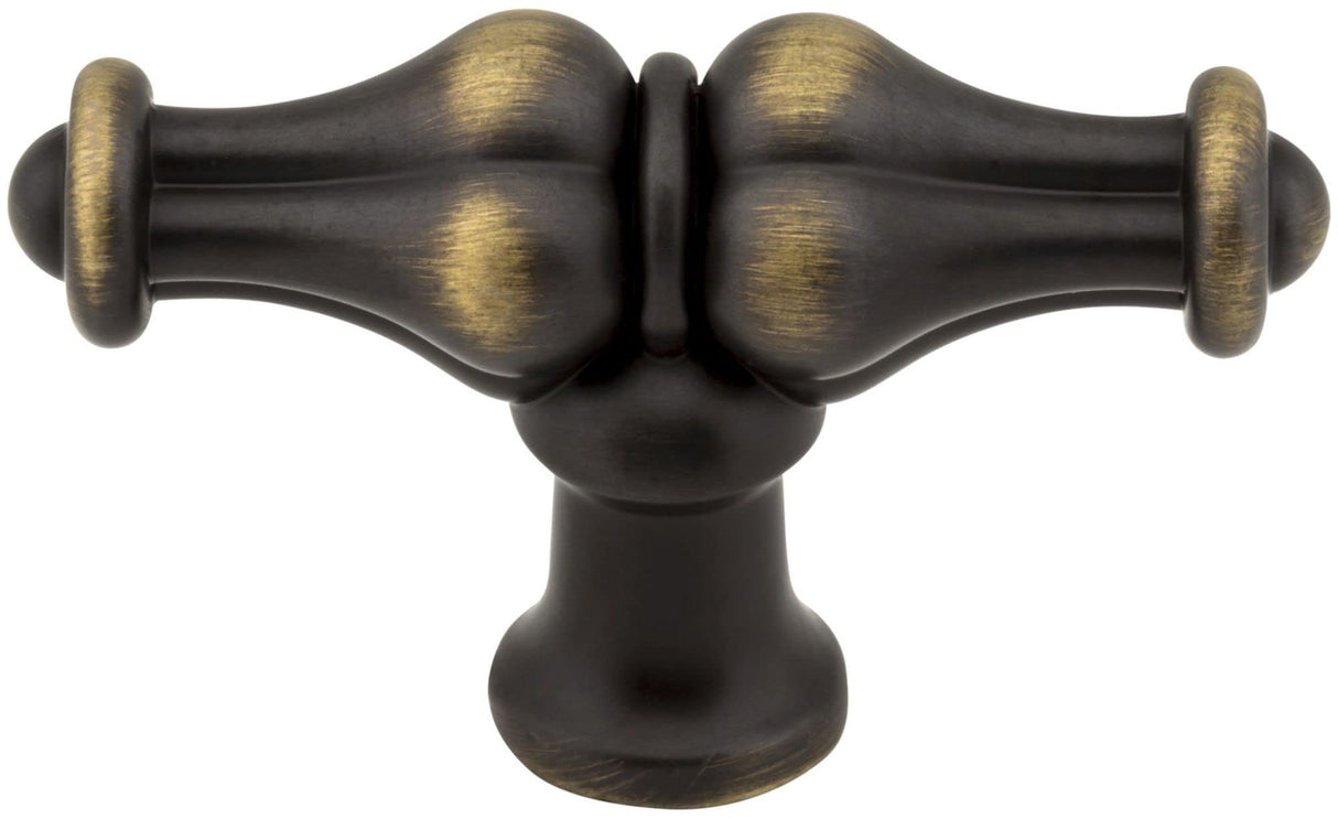 Jeffrey Alexander 818L-DBAC 2-1/4" Brushed Oil Rubbed Bronze Bella Cabinet "T" Knob