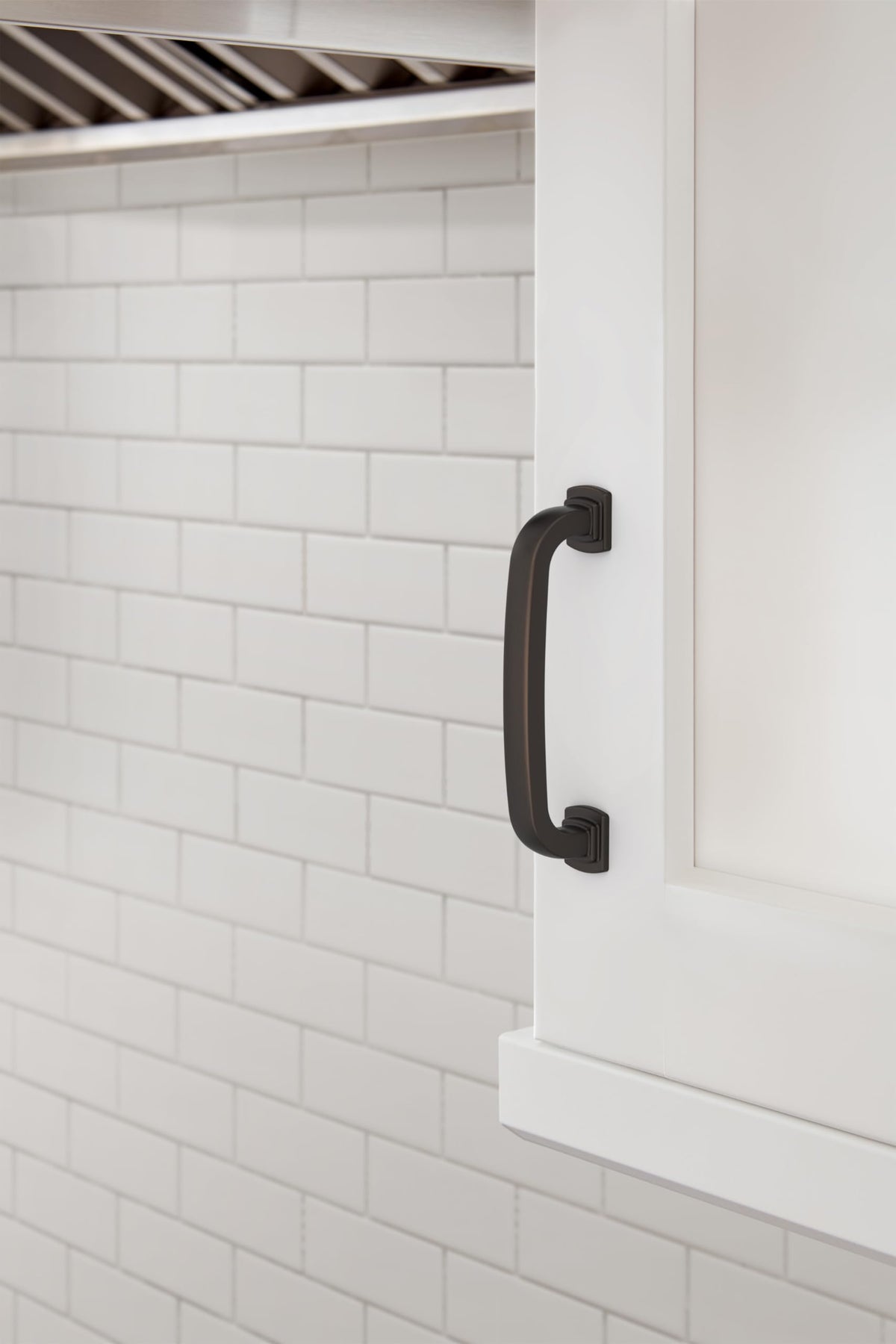 Amerock BP36894ORB Oil-Rubbed Bronze Cabinet Pull 3-3/4 inch (96mm) Center-to-Center Cabinet Hardware Surpass Furniture Hardware Drawer Pull